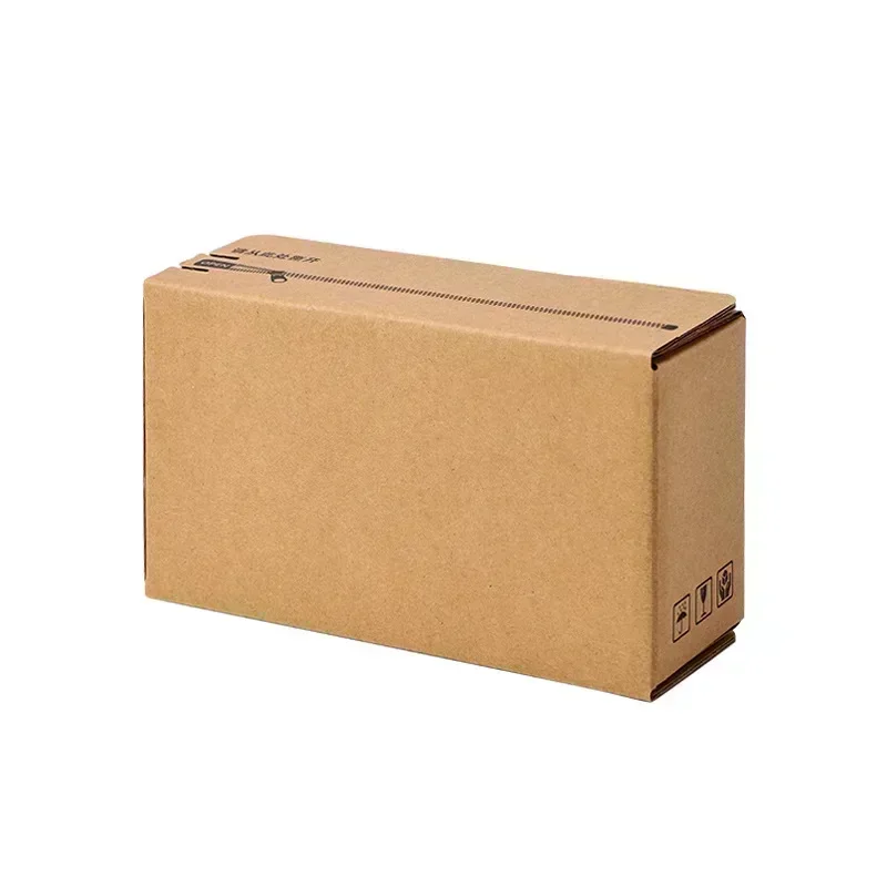 Paquete de 10 cajas de papel Kraft Premium, cajas de envío de cartón con cremallera para ceremonias de graduación comerciales, cajas de embalaje de regalo