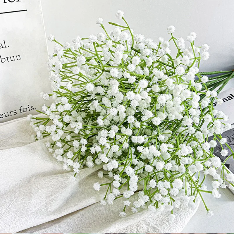 1/3pcs Artificial Flowers Baby Breath Flower Fake Gypsophila for Wedding Party Home Decoration Floral Bouquets DIY Accessories