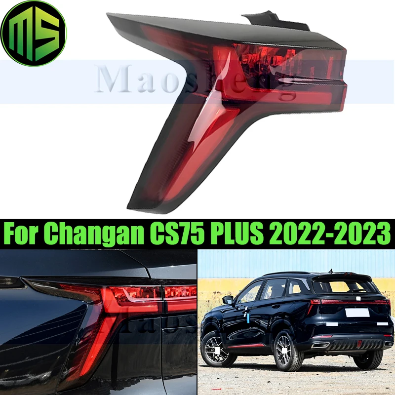 

Maosheng Rear Bumper Tail light Tail lamp For Changan CS75 Plus 2022-2023 Taillight Taillamp Brake Light Turn Light