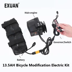 13.5AH Power Bicycle Modified Electric Booster Mountain Bike Modification Kit 48V Front wheel Drive Electrical Tool Pure Electri