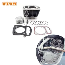 OTOM CB250D-G Cylinder Kit 65.5mm Big Bore Cylinder Block For Honda CRF230L XR230 Dirt Bike Cylinder Piston Ring Set Engine Part