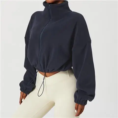 Korean style Autumn Women New Jackets Long Sleeve Stand Collar Solid Patchwork Loose Shirring Zipper Coat Female Fashion