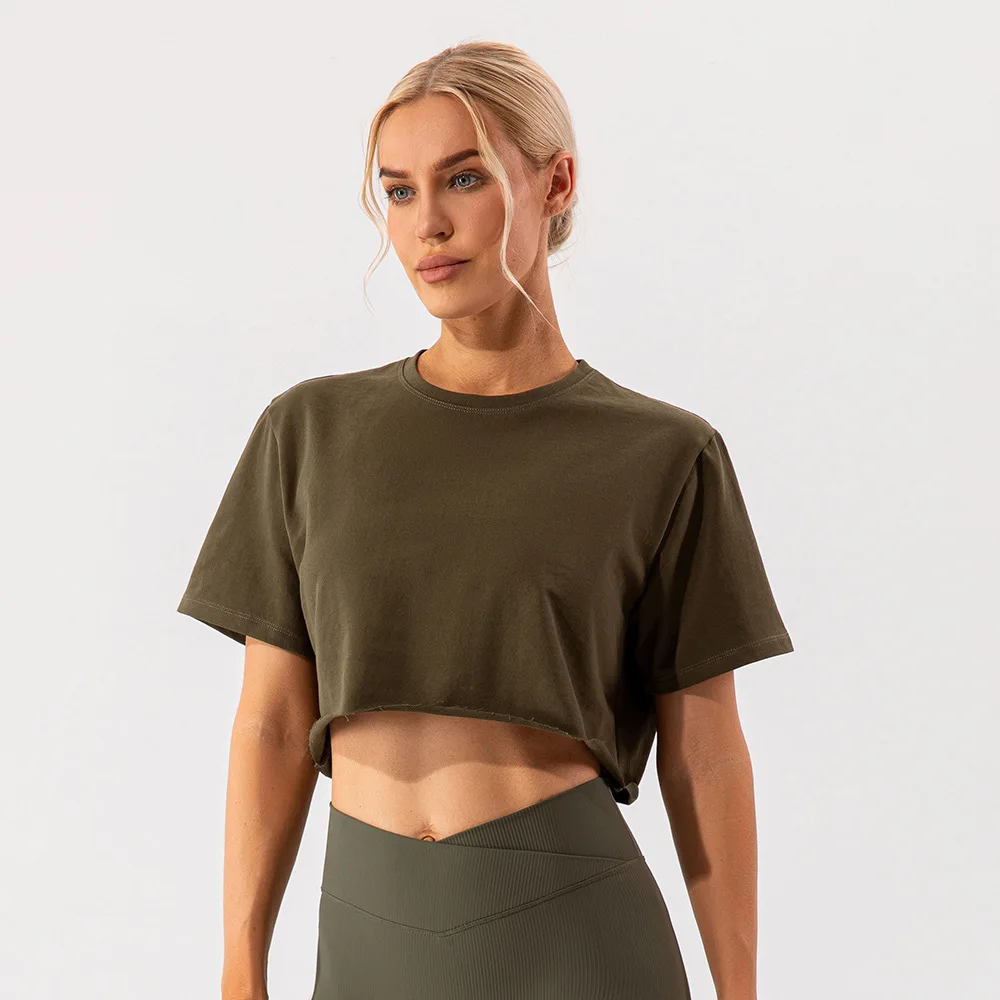 

Maxdutti T-shirt Woman Clothes Female 2026 Round-Neck Sporty Short Sleeve T-Shirt Breathable Loose Casual Running Quick-Dry Top