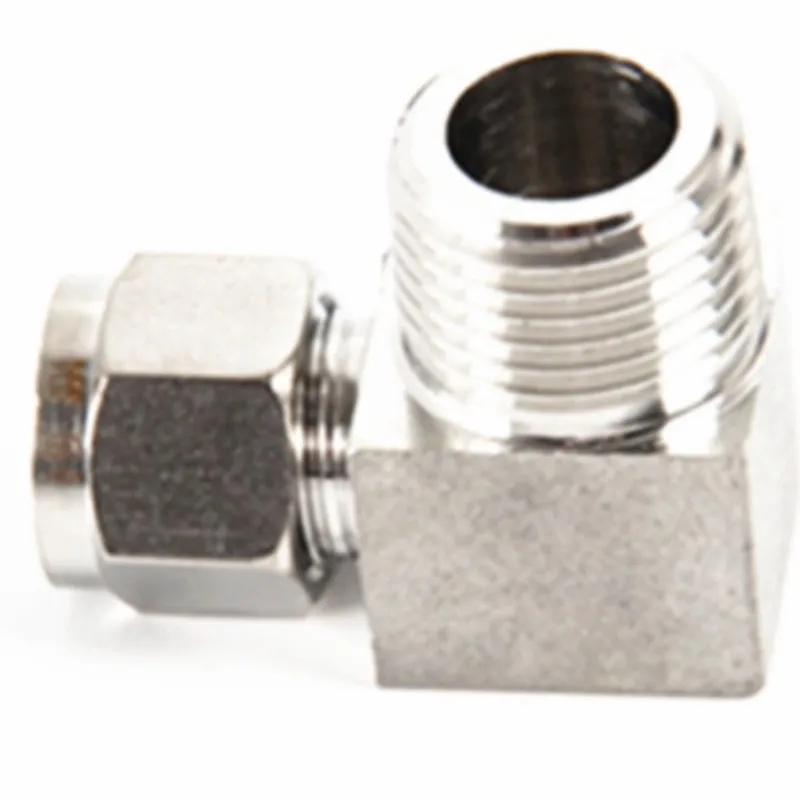 

1pc 304 stainless steel ferrule connector 90° right angle ferrule terminal connector ferrule elbow ferrule right angle connector