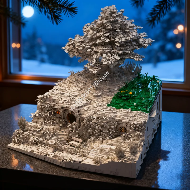 

345pcs MOC Bag End Modul 8 Meadow Guest Room Model Building Blocks Architecture Assemble DIY Christmas Gifts Brick Toy Birthday