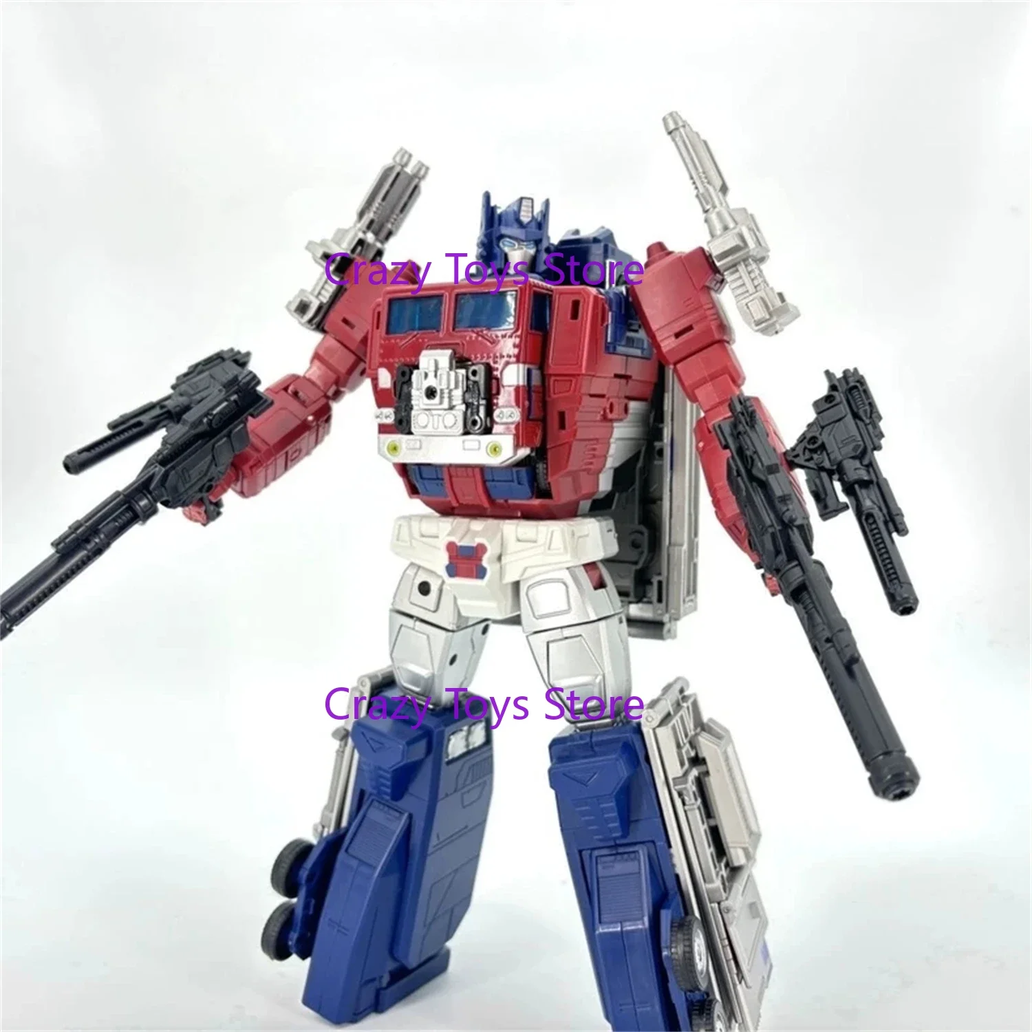 Op voorraad Transformatiespeelgoed MG-09 MG09 Kaminrai actiefiguurrobot met aanhangwagen Speelgoedcollectiecadeau