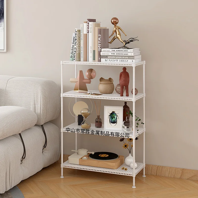 Household Shelves Multi-layer Storage Shelves Living Room Bookshelves Sundries Organizing Shelves Basement Storage