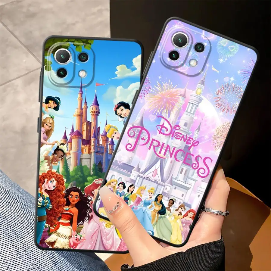 เคสสำหรับ Xiaomi Mi CC9Pro 10 11 13 Lite 11T 14 Pro 9 10T 13 9T ฝาหลังโทรศัพท์แบบนิ่มลายเจ้าหญิงดิสนีย์