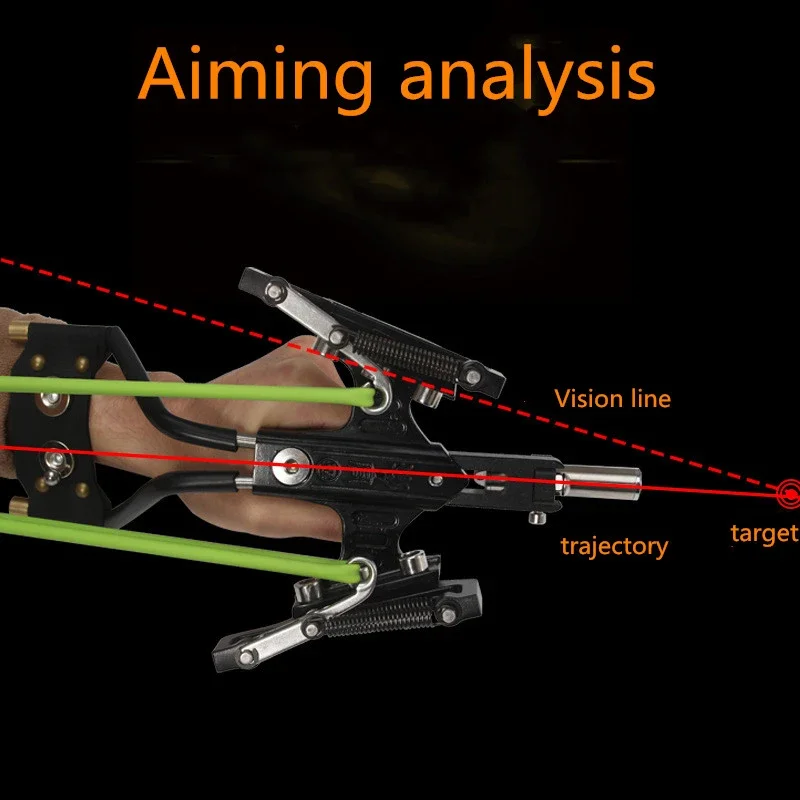 Tirachinas potente con reposamuñecas, caza, tiro, pesca, dardos, bolas de acero, láser, carrete de pescado, accesorios, herramienta de llave al aire libre