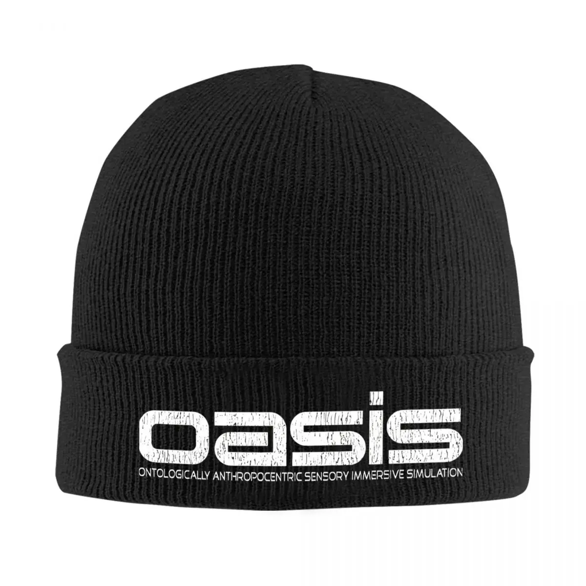 O-Oasis Ready Player One Halliday Knitted Hat Beanie Autumn Winter Hat Warm Hip-hop Caps for Men Women