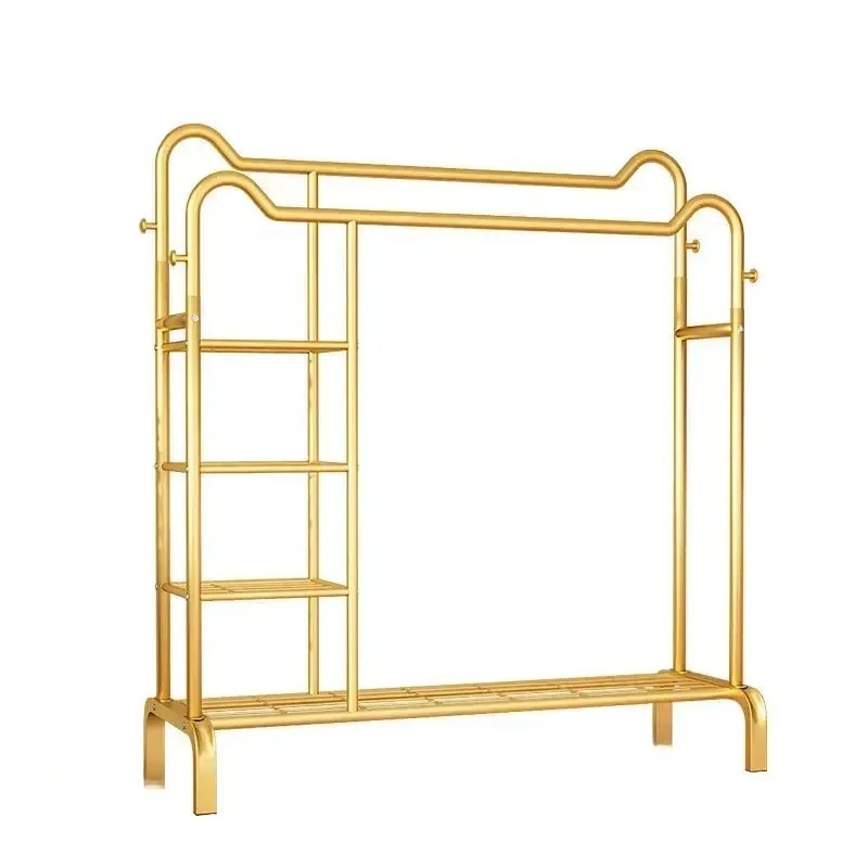 

Скандинавская роскошная напольная вешалка для одежды с кошачьими ушками для спальни, балкона, магазина одежды, сушилка для белья