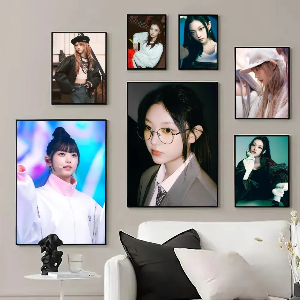 1PC kpop N-NewJeans Kang Hae Rin Poster Paper Print Home Living Room Bedroom Entrance Bar Restaurant Cafe Art Painting