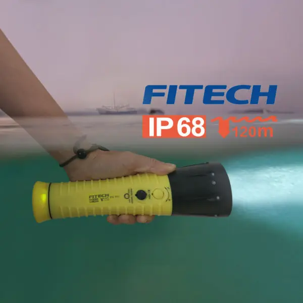 

Профессиональный беспроводной зарядный фонарик для дайвинга FITECH 6948 лм