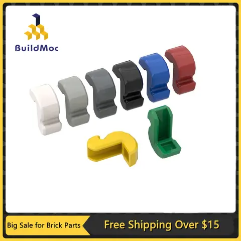 MOC 부품 15429 고양이 꼬리 호환 벽돌 DIY 조립 블록 입자, 어린이 퍼즐 두뇌 장난감 선물, 10 개