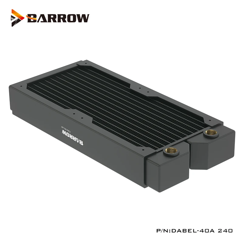 

Barrow 120 мм x2 40 мм толстый медный радиатор 240 мм подходит для 12 см серии компьютера двойной 120 мм Радиатор вентилятора, Φ 240