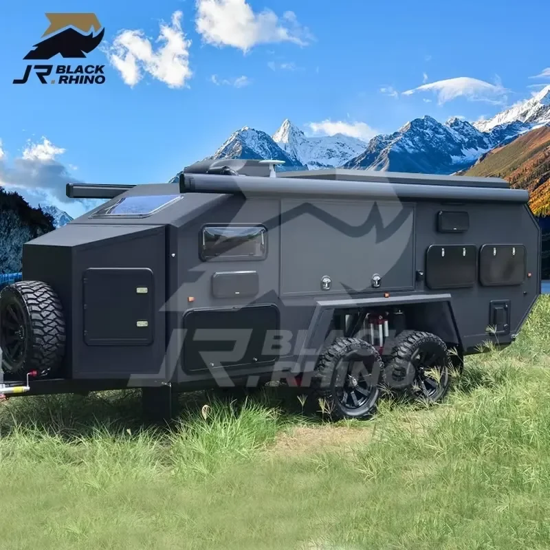 Cheap Offroad Caravan Trailer for RV Chinese Caravan Camper Wohnwagen Remorque for Long Travel Class C RV