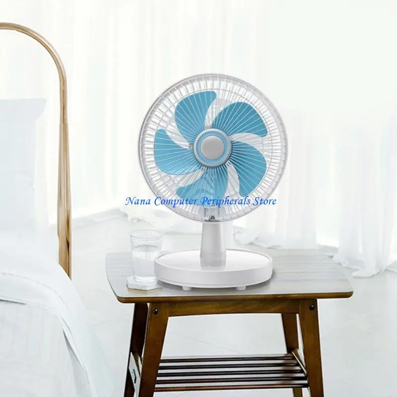 F68C 9Inch Electric Fan Student Dormitory Silent- Home Office Small Desktop Clamp Usb Charging Fan 3 Mini Fan