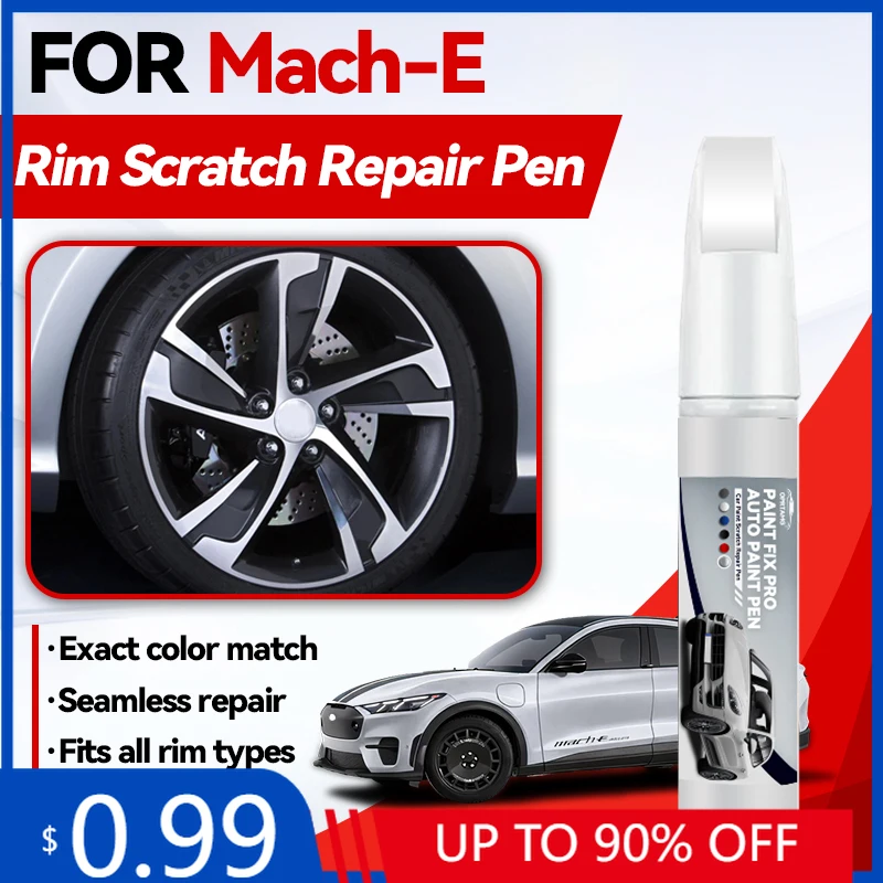 Wheel Hub Touch Up Paint Pen For Exclusive Use For Ford Mustang Mach-E 2020-2025 CDX Paint Repair Pen Touch Up Scratch Remover D