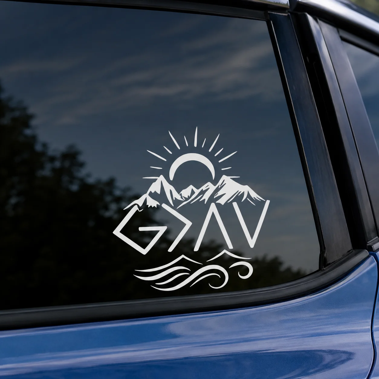 Mountain Peak Car Stickers Wat - Outdoor Adventure Words 评论和价格