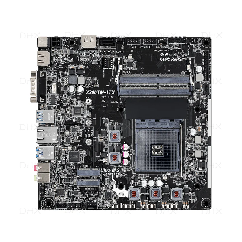 For Asrock X300TM-ITX Motherboard 64GB DDR4 Mini-ITX Mainboard 100% Tested  Fully Work be shipp quickly DH