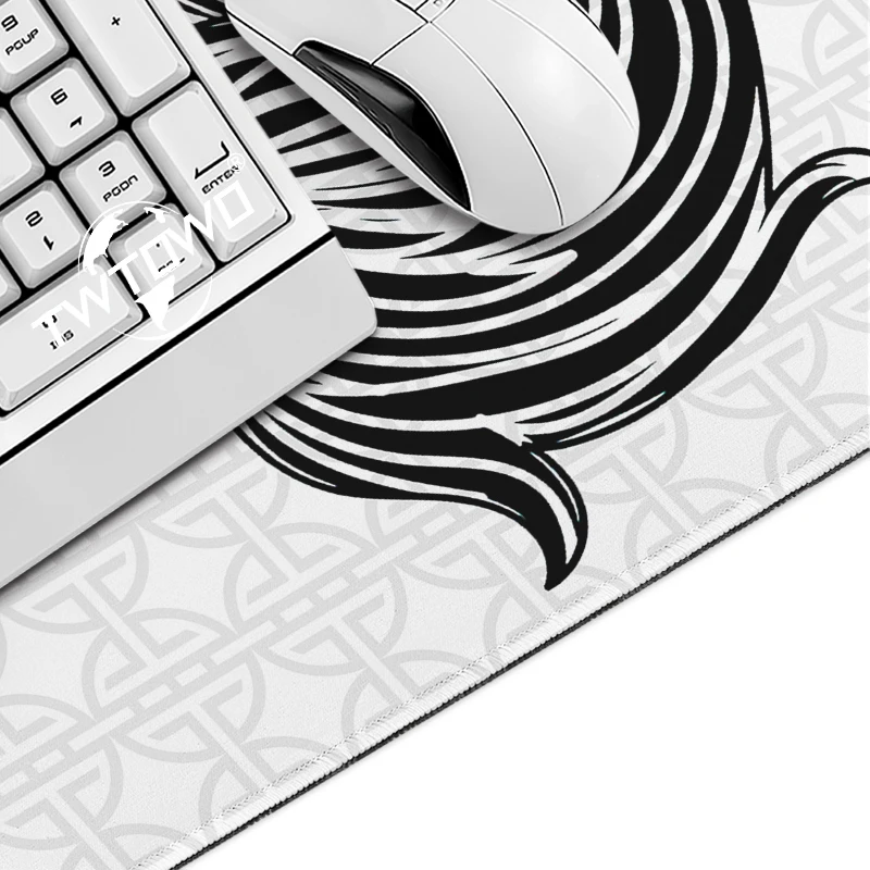 Black And White Dragon Mouse Pad Gamer XL New HD Large Home Mousepad XXL MousePads Carpet Non-Slip Natural Rubber PC Mouse Mats