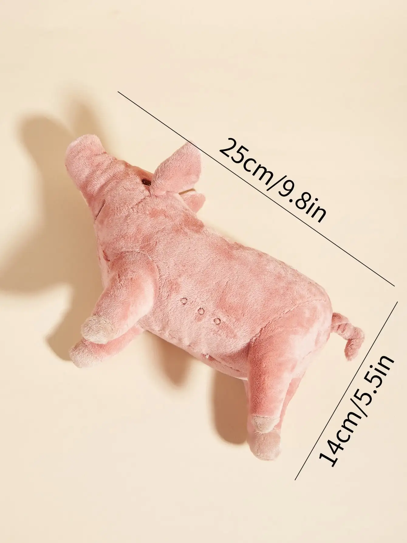 A cute pig design pet teeth grinding plush toy, bite resistant interactive dog toy supply