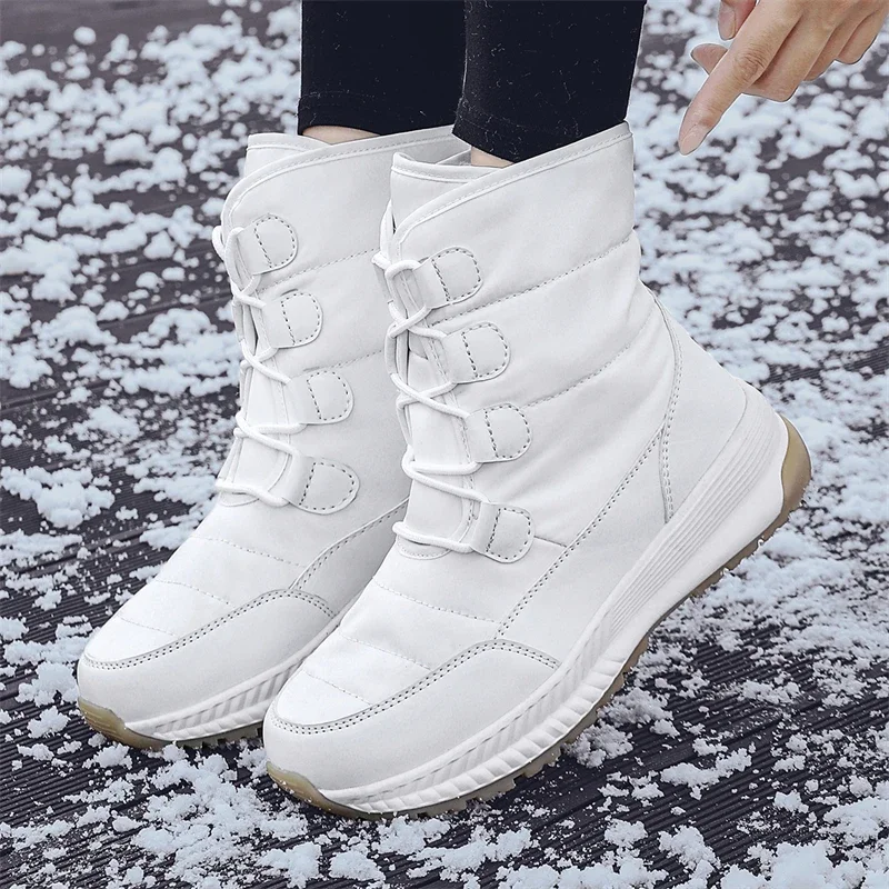 men boots 2024 New Winter Slippers Warm Men Shoes Waterproof Non-Slip Plush Sneakers Male tenis shoes Boots Men Sneakers Winter