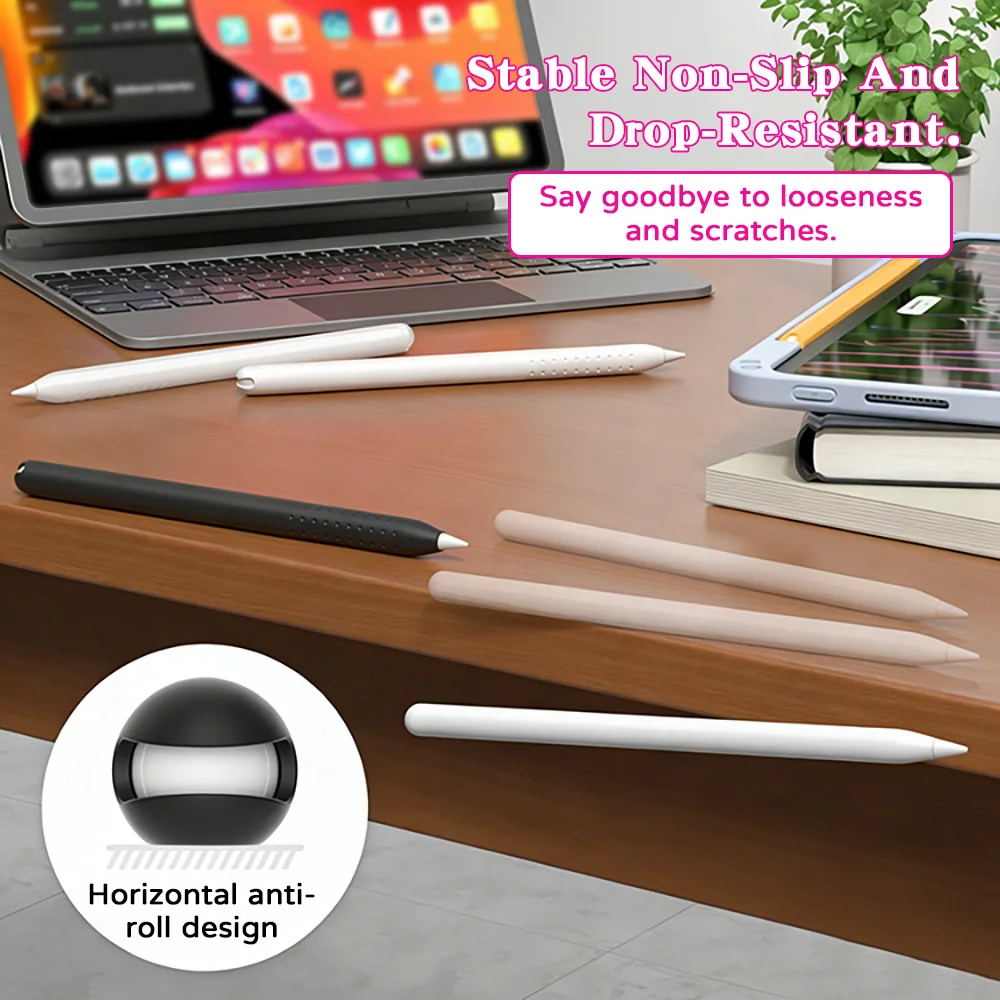 For Apple Pencil 2 And Pro Generation Silicone Case For iPad Pencil 2 Protective Cap Nib Holder Touch Pen Stylus Protector Cover