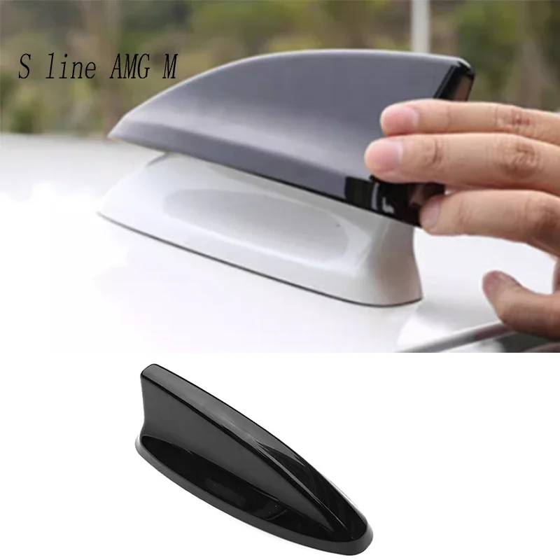 For Honda Civic 11th Gen 2022-2025 Car Carbon Fiber pattern Antenna Shark Fin Cover Trim Auto Roof Decorative Aerial Accessories