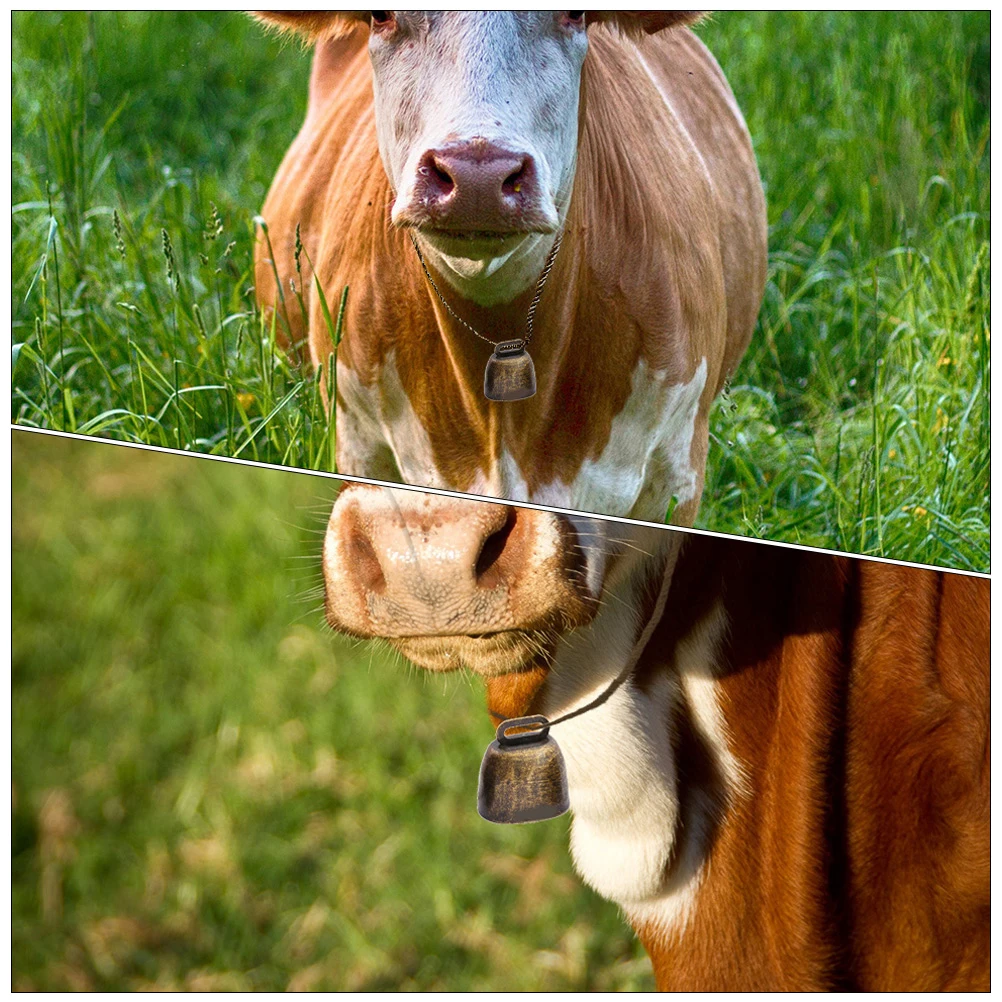 

Vintage Bell Metal Cowbell Noisemakers Anti-lost Bells Loud Cowbells Small Iron