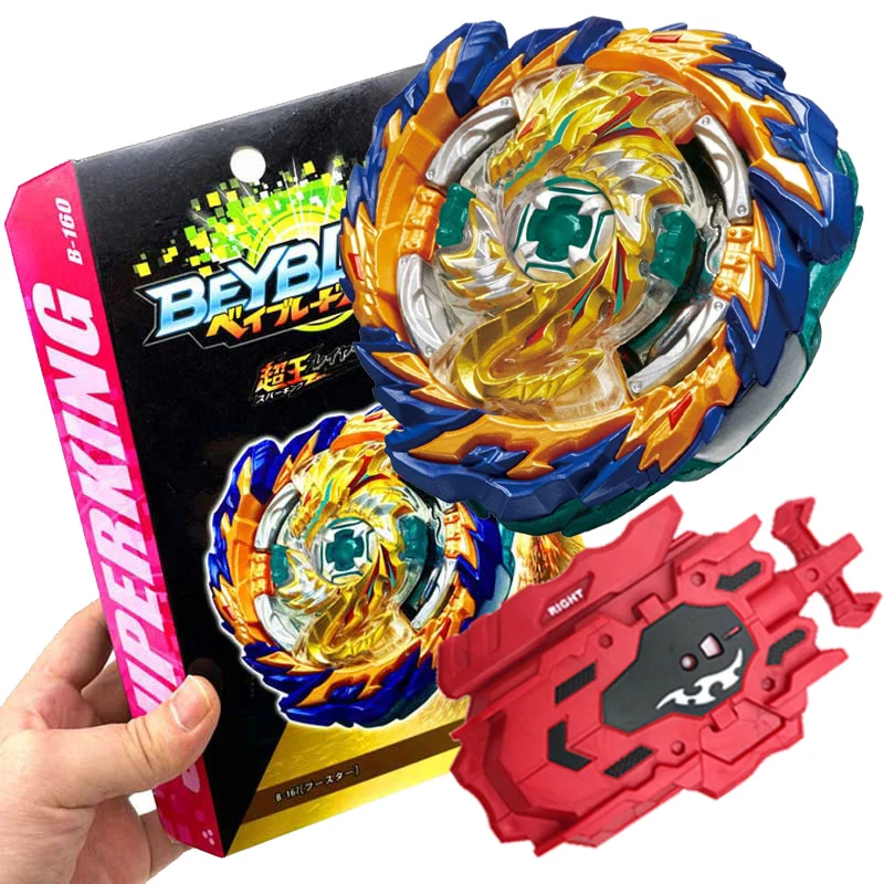 Box Set B-167 Mirage Fafnir Super King B167 Spinning Top with Spark Launcher Box Kids Toys for Children