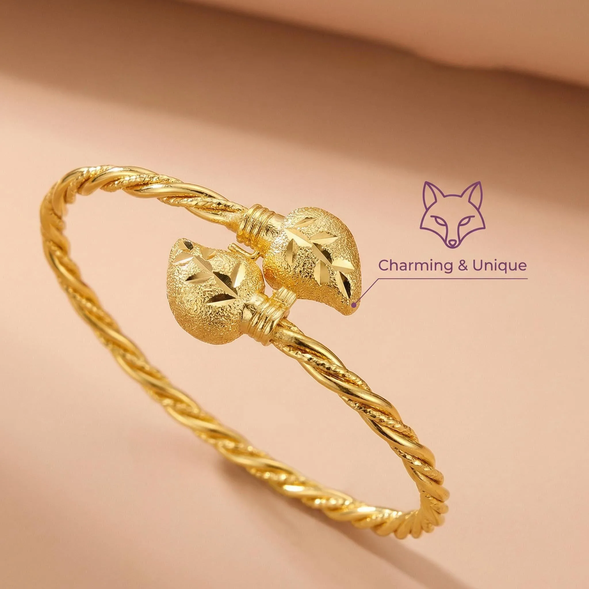 Classic Wrinkle Texture Openning Bangle Bracelet For Women Exquisite Cuff Bracelet Copper Material Hand Ornament Punk Jewelry