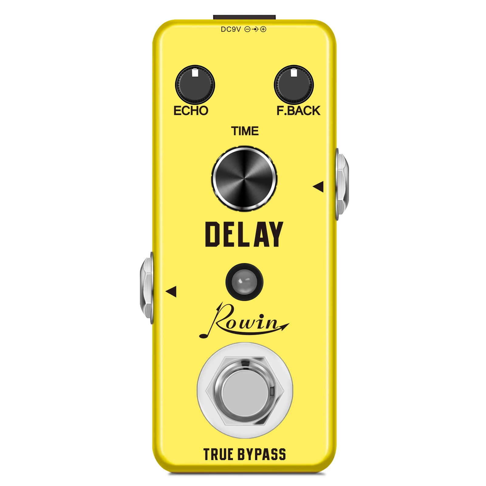 Pedal de Delay para Guitarra Rowin LEF-314, Efecto de Delay Analógico, Conmutación de Pedales, Delay Vintage Completo, True Bypass