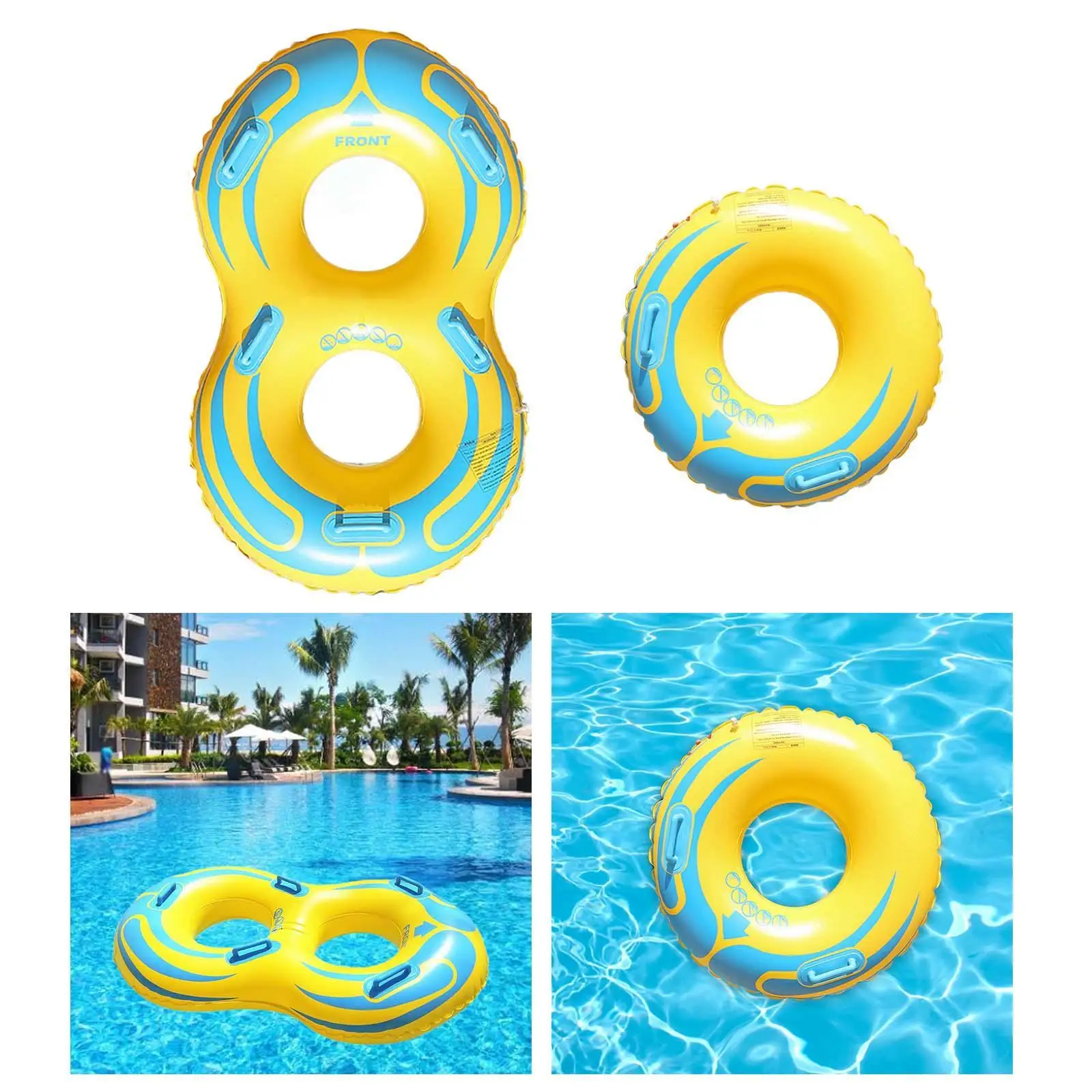 

Inflatable Swimming Ring Large Load Bearing Swim Ring Inflatable Beach Float