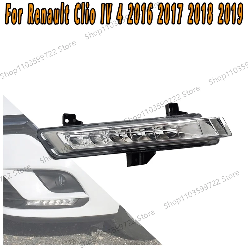 

For Renault Clio IV 4 2016-2019 Front Bumper Lights Fog Lights Daytime Running Lights Driving Lights Signal Lights Warning Light