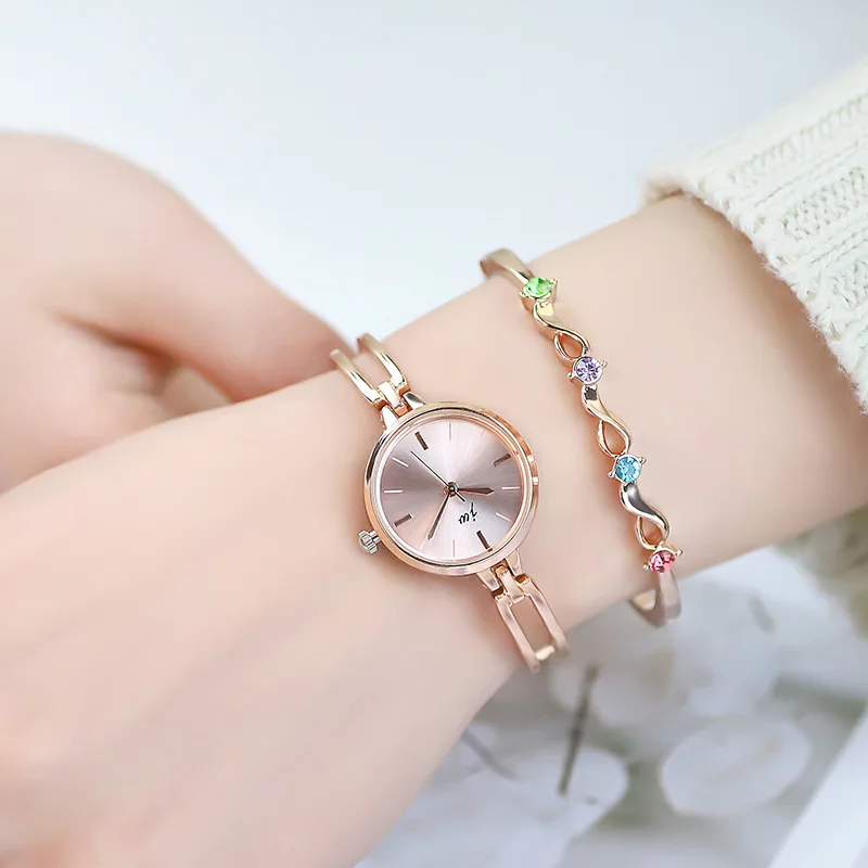 Hot Sale Luxury Small Dial Rose Gold Ladies Bracelet Watch Women Fashion Quartz Wrist Watches Aolly Strap Casual Watch for Women