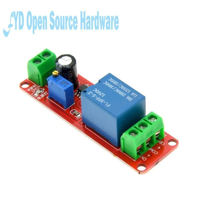 NE555 DK555 Timer Switch Adjustable Disconnect Module Time delay relay Module DC 12V Delay Relay Shield 0~10S