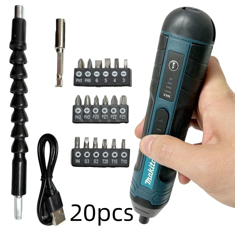 Makita Elektrobohrer Wiederaufladbarer Kabelloser Makita Elektroschrauber Multifunktionales Demontagewerkzeug.