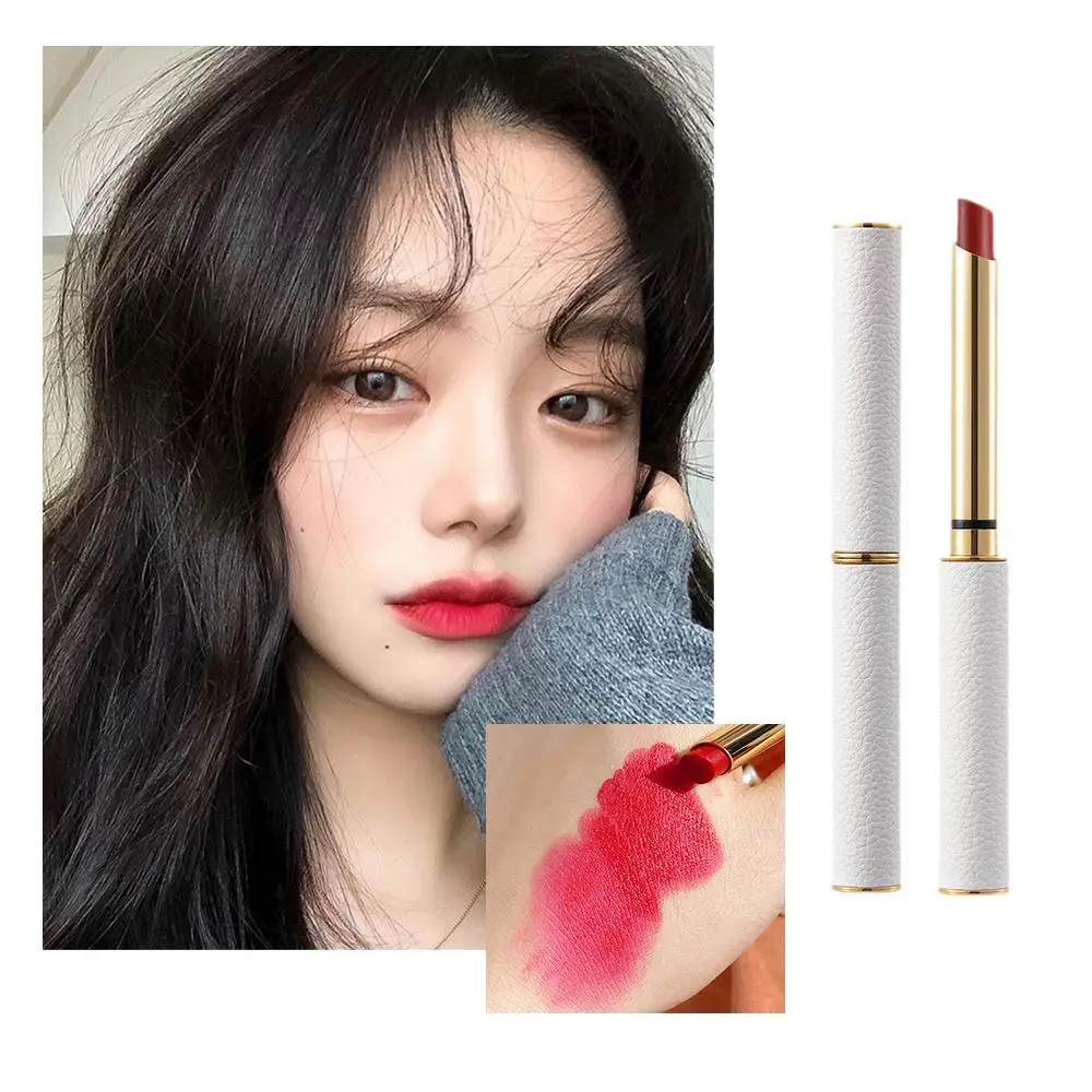 Velvet Lipstick Lip Gloss Matte Waterproof Non-stick Lip Tint Long Sexy Lasting Red Cup Matte Lip Stick M1P5