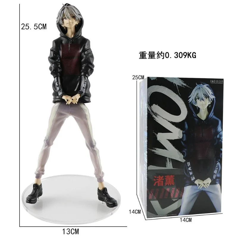 Evangelion eva nagisa kaori shinji animação figura modelo periférico desktop personalidade criativa na moda ornamentos decoração