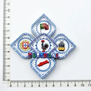 Kühlschrankmagnete, Gedächtnis, Harz, Magnet, Dekoration, Geschenk für Freunde 10 Hauptverkäufe Iman Aveiro Portugal - №4