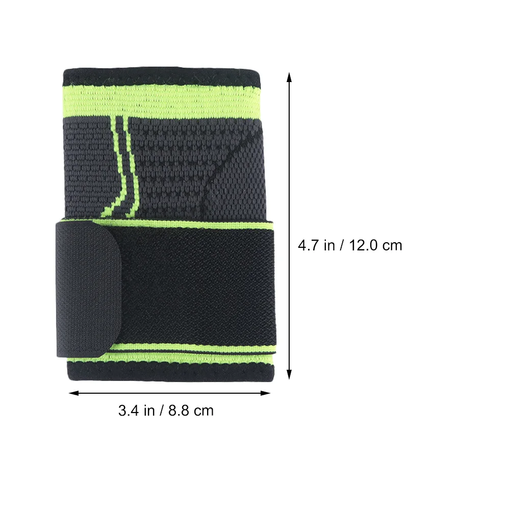 

Wrist Supports Wristguard Pressurization Brace Compression Sleeve Sports Protection Basketball Fitness Green Wraps