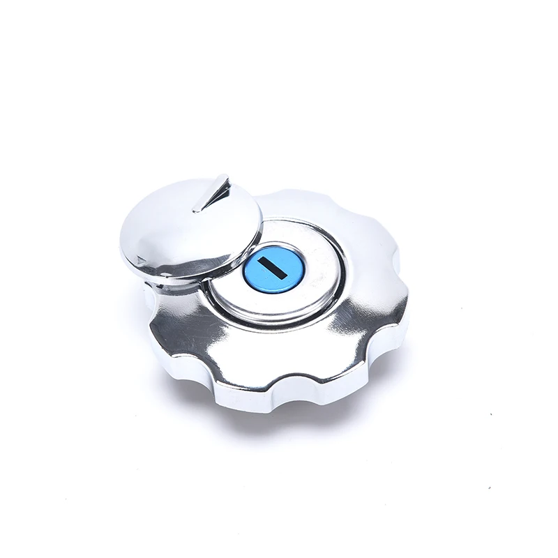 1PCS Motorcycle Fuel Gas Tank Cap Cover Lock Set For CG125 Spare Part with 2 Keys