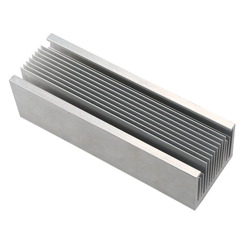 Aluminum Radiator 50X50x150mm Dense 14 Tooth Heat Sink For Power Amplifier Heater Computer Water Cooling System