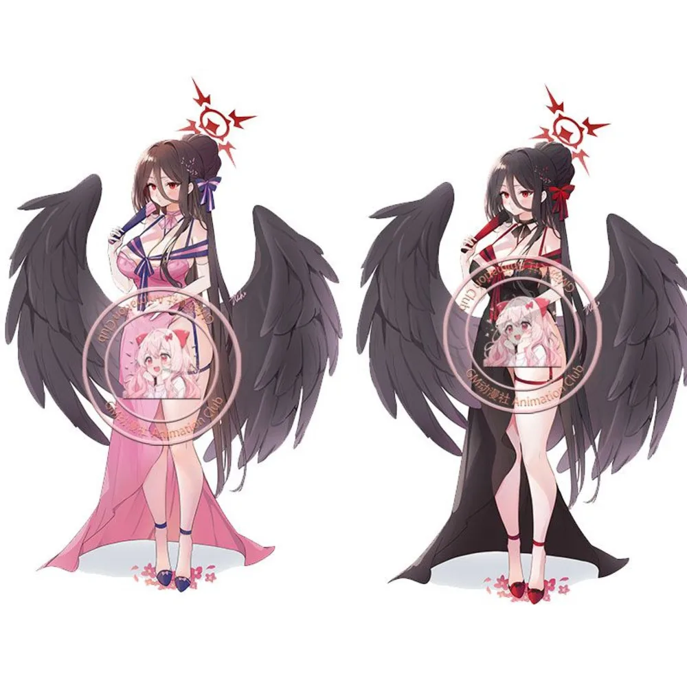 

Anime Blue Archive Hanekawa Hasumi Acrylic Stand Ornaments Action Figures Cartoon Model Christmas Gifts Girls
