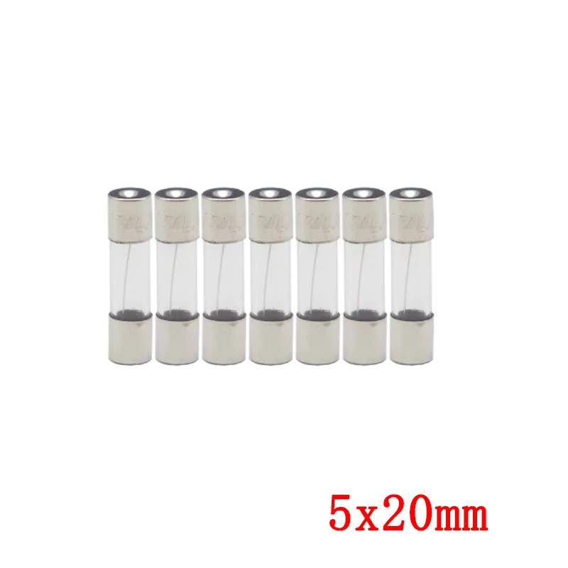 【100-20PCS】5x20mm 6X30MM Glass Fuse Fast Fuse 250V 0.1A 0.2A 0.5A 1A 2A 3A 3.15A 4A 5A 6A 6.3A 7A 8A 10A 12A 15A 20A 25A 30A