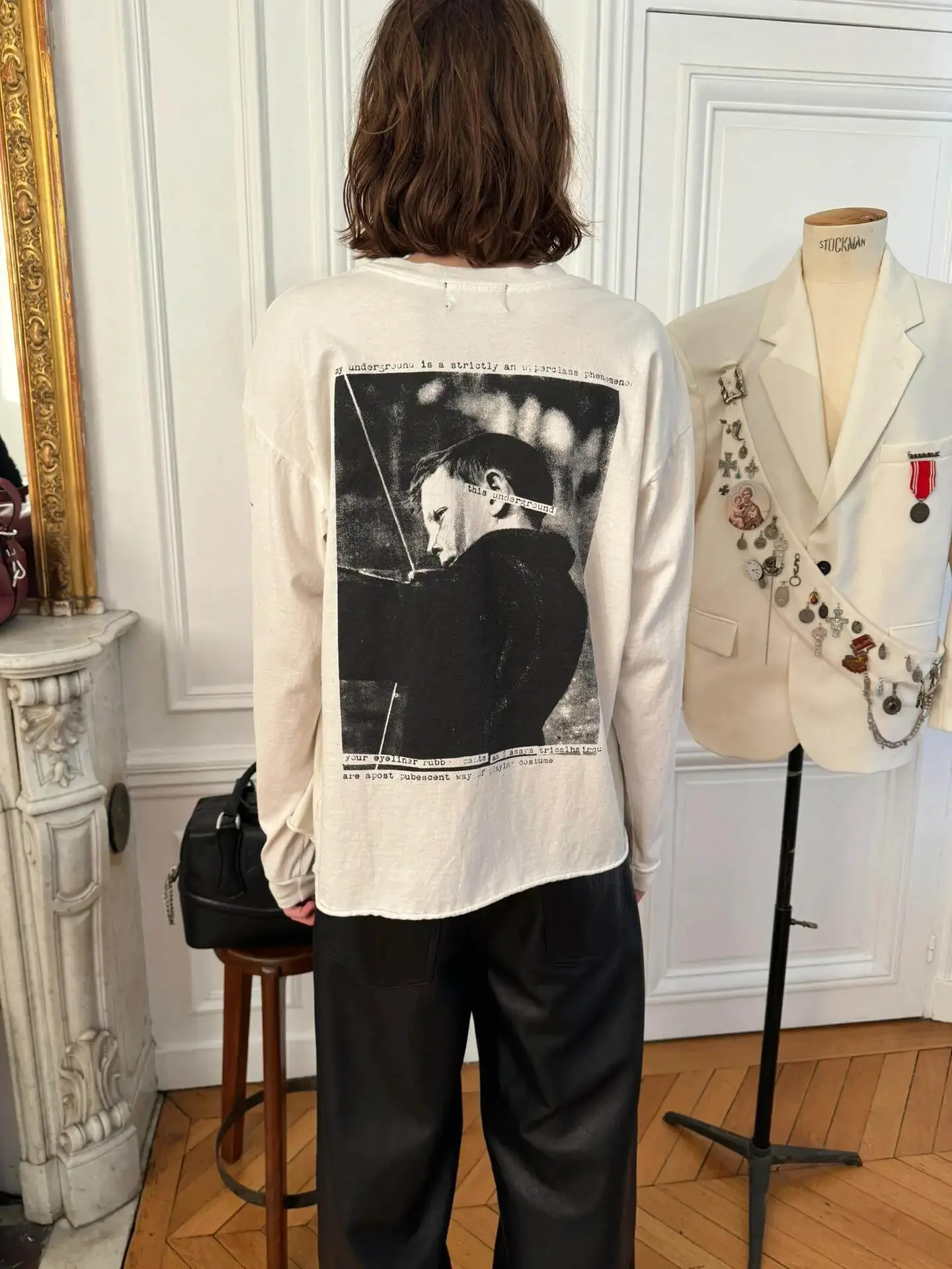 ER/D Tricycle Print Loose Long Sleeves