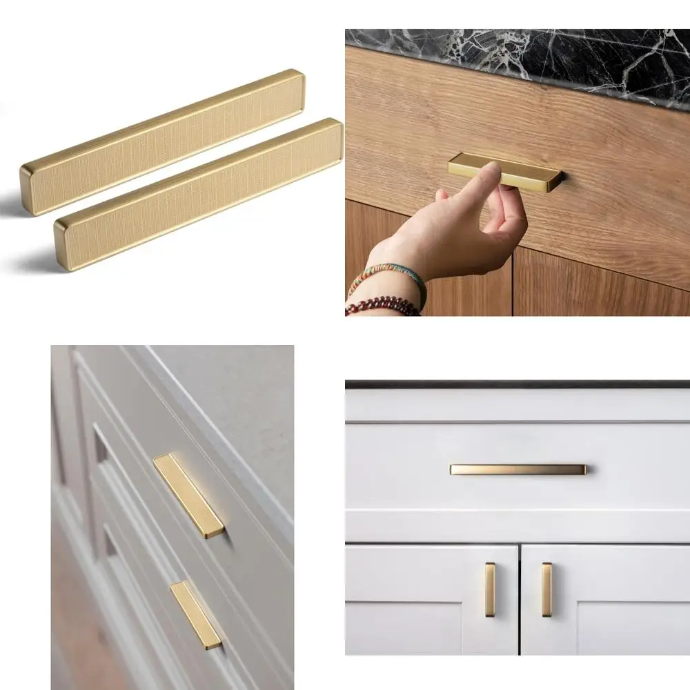 

Шампанское, бронза, 5 дюймов, центральные отверстия, ручки для шкафа из цинкового сплава, кухонный ящик, ручки для пальцев