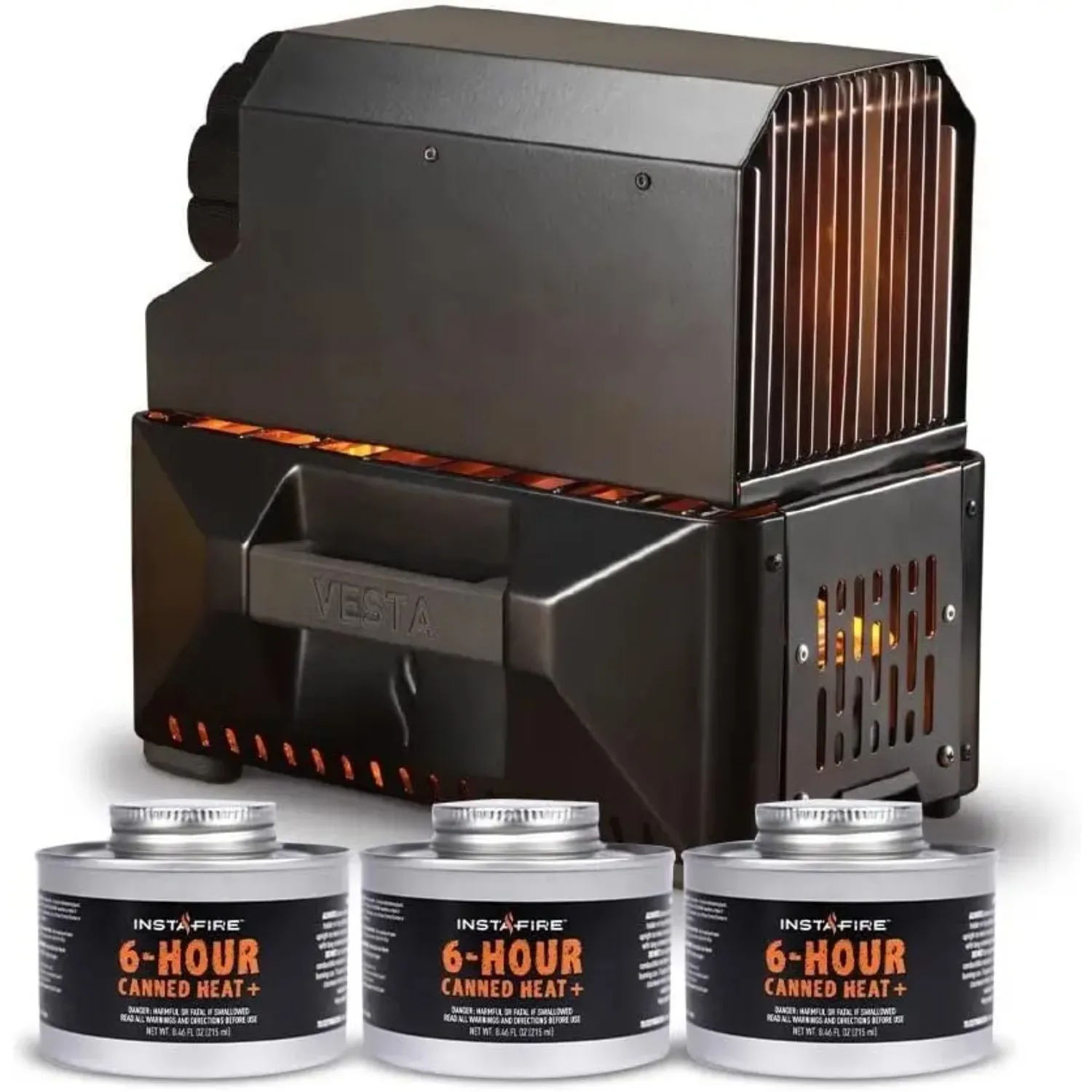 Self-Powered Camping Indoor/Outdoor Heater & Stove (Compact, Off-Grid, Emergency)