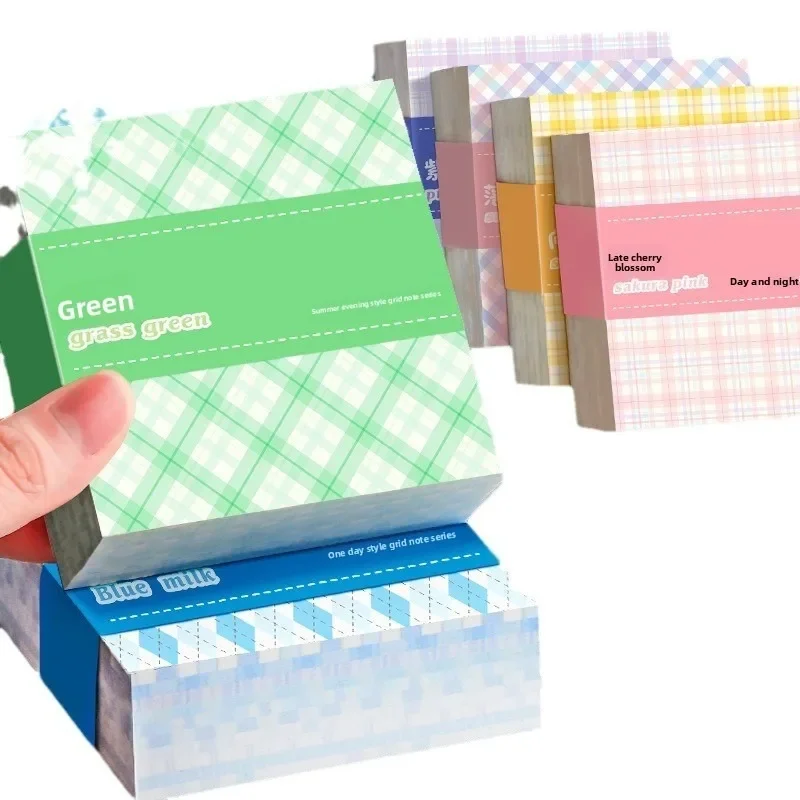 El regalo de Navidad perfecto: blocs de notas coloridos y sin adhesivo para notas Bloc de notas con cuadrícula colorida: sin adhesivo
